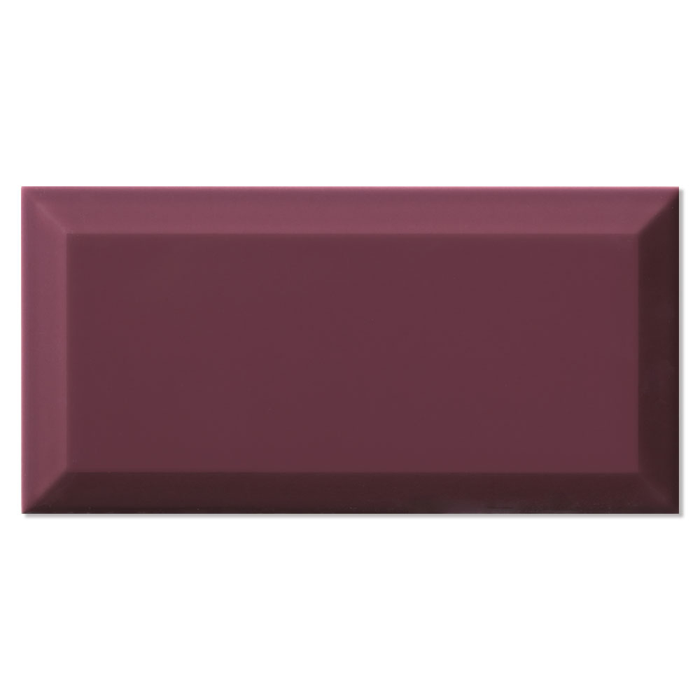 Veggflis Metro Fasat Malva Blank 10x20 cm